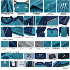 Rashguards amples et décontractés pour hommes |   Bleu Noir Gris Ciel Violet Vert |   Fabricant OEM ODM |   Vêtements de sport |   Manches longues | - Product Image 4