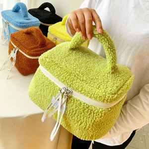 New Arrive Plush Makeup Bag Women's Portable <b>Toiletry</b> Bag Large Capacity Travel <b>Storage</b> Skincare Portable Makeup Case - Product Image 1