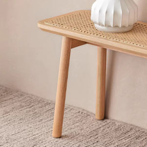 <span class=keywords><strong>Banc</strong></span> long convertible réglable en <span class=keywords><strong>bois</strong></span> massif, style moderne et simple, pour salle à manger, chambre ou entrée, en chêne - Product Image 4