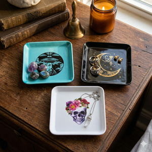 จานเมลามีนสี่เหลี่ยมเล็กสำหรับใส่ขนมและเครื่องประดับ ซีรีส์ฮาโลวีนเทศกาลปี 2026 ขายส่งจานเมลามีนสี่เหลี่ยมเล็กสำหรับฮาโลวีน - Product Image 1