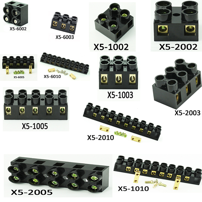 X5 -6002/6003/6005/6010/2003/2002/2010/1005 терминал высокий ток клеммный блок провода стыковой соединитель