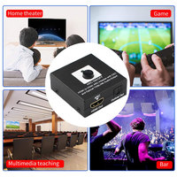 Original OEM Usine HDMI Vers HDMI Optique Toslink RCA Audio Convertisseur ARC adaptateur avec CEC support 1080P 3D