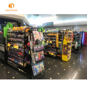 Exhibidor de Alimentos para Supermercados, Diseño Interior, Exhibición de Dulces, Frutas y Verduras, Estante de Madera de Gran Capacidad - Product Image 3