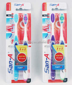 <span class=keywords><strong>Brosse</strong></span> à dents manuelle à poils moyens ultra doux, soins bucco-dentaires pour adultes, nettoyage en douceur, hygiène dentaire, ergonomique, indispensable à la maison - Product Image 3