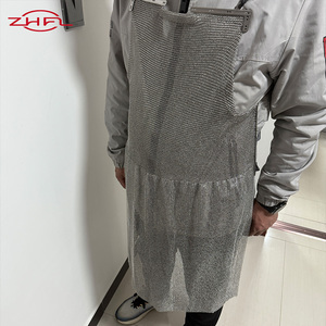 Delantales de Carnicero de Malla de Acero Ecológicos y Modernos sin Mangas para Cortar Carne, Ropa de Trabajo sin Bolsillos - Product Image 1