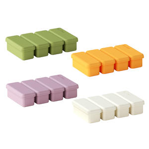 Barquettes de congélation en silicone platine de qualité alimentaire - 85 ml, compatibles micro-ondes, parfaites pour les aliments pour bébés et les glaçons, un indispensable de cuisine - Product Image 2