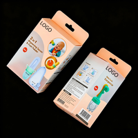 Boîte d'emballage personnalisée en PVC recyclable et écologique pour jouets d'enfants, design pliable, revêtement UV, options transparentes/givrées