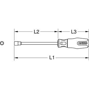 KS เครื่องมือไขควงซ็อกเก็ตไขควงหกเหลี่ยม9/16" - Product Image 2