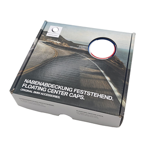 56mm / 68mm <b>Anniversary</b> 4PC Set Floating Wheel Sticker for 36 12 <b>2</b> 455 268 / 36 12 <b>2</b> 455 269 Co-branded XTX 1 <b>Year</b> Warranty - Product Image 1
