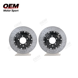 Nouveau kit de freinage carbone-céramique pour Cayenne – Étriers jaunes avant 10 pistons et arrière 4 pistons – Conversion à montage direct - Product Image 5