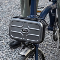 Sacoche avant pliable à fixation rapide pour vélo, compatible avec les porte-bagages avant de vélos Brompton et Dahon
