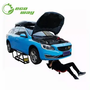 Eco-way Outdoor Quick Repair Car Maintenance Multi-station Ground Hidden Type 2.8T Small Hydraulic Car Jack Lift