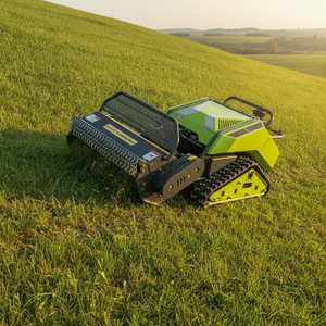 Free shipping Crawler Remote Controlled <b>Rotary</b> Tiller Flail Mower Versatile Agricultural <b>Machine</b> for Wasteland Land Reclamation - Product Image 1