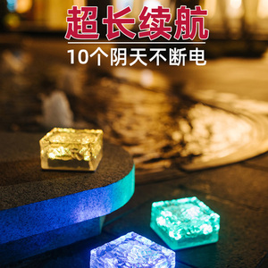 Lámparas Solares LED de Ladrillo de Hielo, Lámpara de Jardín para Exteriores, IP65 Resistente al Agua, 2 Años de Garantía - Product Image 3