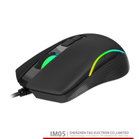 F & G Populer RGB Backlight Gaming Mouse dengan PRO Gamer Mouse Sensor untuk PC Laptop Gamer