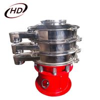 Prix usine – Tamis vibrant rotatif à simple étage de 600 mm de diamètre avec moteur vibrant vertical en acier inoxydable pour argile sèche/cendres de chaux
