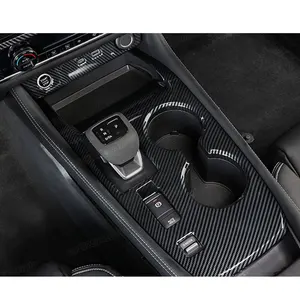 Accessori interni per auto in fibra di carbonio per Nissan X Trail T33 2022 2023 Rouge X-trail gear panel window switch seat styling