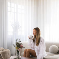 Cortinas de Tul de Alta Calidad, Diseño Ligero y Translúcido con Material Premium Suave