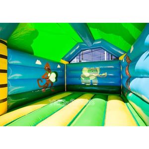 Castillo Inflable Comercial con Diseño de Gorila de la Selva, Casa de Brinco 3D con Temática de Mono, Brincolín de PVC para Alquiler en Fiestas Infantiles - Product Image 4