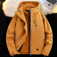 Veste de travail pour homme à capuche 3 en 1, nouvelle arrivée hiver, design style montagne, utilisation en extérieur, 100% polyester, fermeture éclair