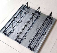 Plateau de plancher en treillis d'acier haute résistance à grande portée et forte capacité de charge pour structure en acier d'atelier industriel