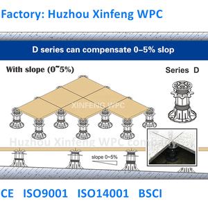 Höhen- und Neigungsverstellbare Stelzlager für Doppelböden PP-Bodenbelagszubehör für Unebenen Untergrund XF-T200D-2 25-30 mm - Product Image 5