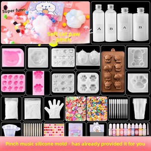 Kit de Matériel Anti-Stress en Silicone Patte de Chat TUBIBI Fait Main DIY, Amusant et Doux, pour Étudiants, Enfants, Créatif, Unisexe, 14+ - Product Image 2