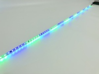 Tira LED DMX Direccionable de 24V RGBW/RGB con Efecto de Carrera de Caballos, 60 LED, Luz de Persecución Programable para Fiestas/Iluminación de Bares en Interiores
