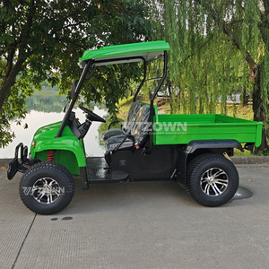 Camión DE TRABAJO turístico eléctrico utilitario retro con 4 ruedas y cama de carga trasera para 4-6 personas - Product Image 6