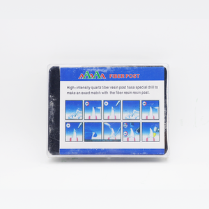 Tandheelkundige Rechte Schroef Hoge Intensiteit Kwartsvezelhars Paal Taps Toelopende Endodontie Spiraalvormige Vezelpaal Met Boren - Product Image 6