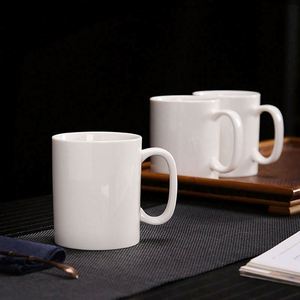 Vente en gros de tasses à thé et à café en céramique personnalisées avec logo, 11 oz, blanches, en acier inoxydable, vierges, pour la sublimation, pour cadeaux de Noël - Product Image 4