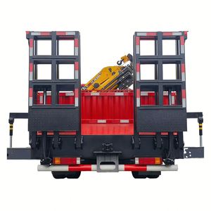 Grue à flèche articulée 28 tonnes montée sur camion, grue à bras pliant montée sur camion 8x4 avec échelle arrière à vendre - Product Image 2