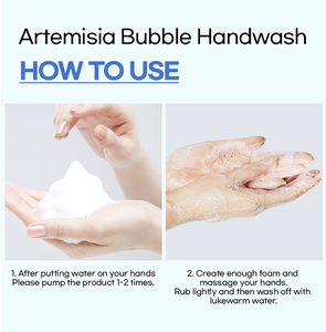 プライベートラベル300ml Artemisiaバブルハンドソープカスタム液体ハンドウォッシュ赤ちゃん用天然ベビー用石鹸液 - Product Image 4