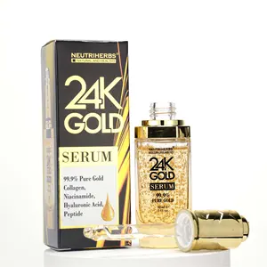 Koreaanse Reparatie Pure Facial Radiance Schoonheid Gloeiende Actieve Nano Rose Folie 24K Gold Facial Serum