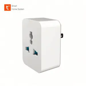 Hochwertiger tragbarer Universal stecker EU UK US Travel Power Smart Plug Sprach steuerung mit Alexa Google Home TUYA