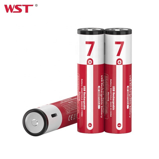 Wholesale AAA Batteries Rechargeable 1.5V USB-C Lithium-ion Battery Type C Input Li Ion Battery AAA for Toys