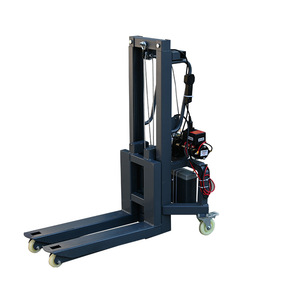 Mini empileur 440lbs avec mécanisme de levage facile hydraulique Plaque d'acier détachable électrique et manuelle Utilisé Condition Industries agricoles - Product Image 6