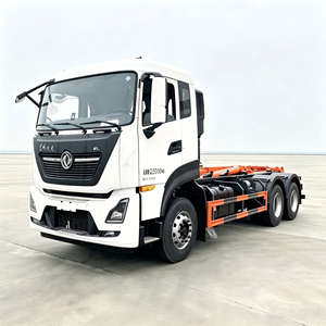 Camion benne basculante Dongfeng Tianlong robuste avec bras de levage pour la collecte des déchets, camion à benne amovible pour projets d'assainissement urbain - Product Image 1