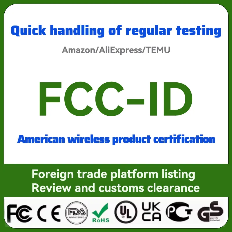 Certificazione del prodotto wireless americano Certificato FCC-ID di certificazione CE