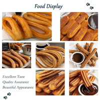 Machine industrielle automatique de fabrication de churros pour boulangerie, ligne de production de churros espagnols commerciale pour usine