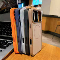 Coque de téléphone en TPU PC magnétique puissant de haute qualité avec protection d'objectif pour iPhone 17 Air Pro Max 16 Plus 15 14 13 12 11