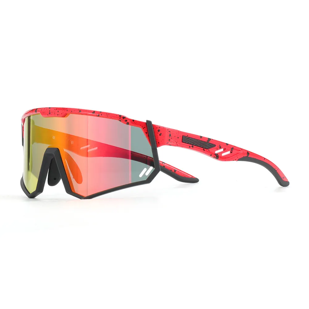 OEM China Anti-Scratch UV 400 Windproof TR90 Frame Fashion Sport Cycling Eyewear Sunglasses Custom Bicycle Glasses