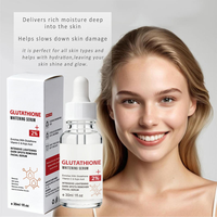 Sérum éclaircissant pour le visage au glutathion, réduit les taches brunes, vente en gros, marque privée OEM