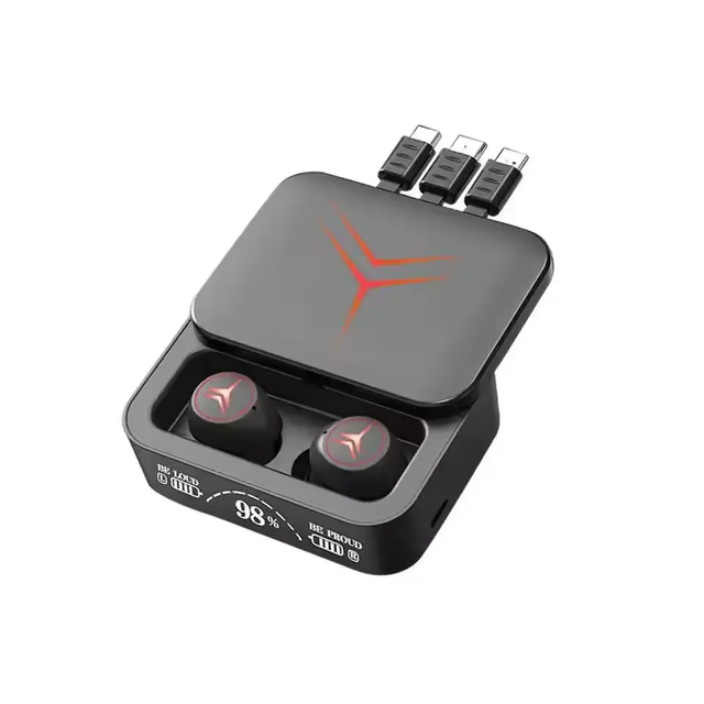 Cheap M10 M28 M25 M88 M90 Tws Earbuds Wireless Built in Cables With Mics Power Bank BT5.3 Low Latency Gaming HIFI Sound Earbuds