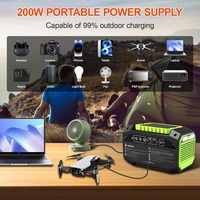 Batterie de stockage d'énergie solaire générateur d'énergie portable 180w 300w 500w 600w 1200w générateur solaire le plus puissant