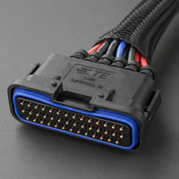 Kabel Harness Kapal Laut Tahan Air Solvet KET MG630 24Pin AWG20 UL1015 IP68 Konduktor Tembaga CE untuk Yamaha Waverunner