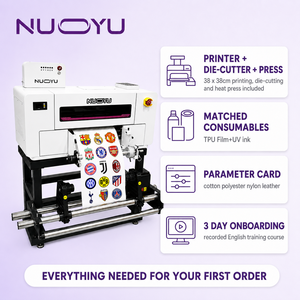 Nuova Soluzione Completa per Principianti UV DTF: Stampante 3D TPU da 30 cm con Kit di Pellicole per Laminazione e Termopressa per Piccole Imprese e Avvio Attività Automatico - Product Image 2