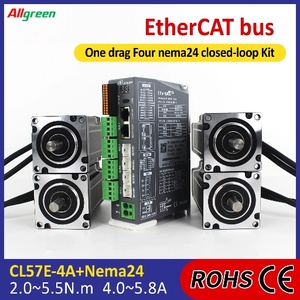 ชุดควบคุมมอเตอร์สเต็ปเปอร์แบบวงปิด DC24V~50V 4/4.5/5/5.8A 2/2.3/2.8/4.5/4.8/5.5N.m 1000PPR 4 แกน 2 เฟส Nema24 DC - Product Image 2