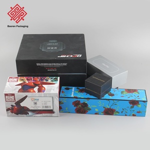 Fabricante Baoren, Caja de Papel Plegable a Bajo Precio, Caja de Regalo Plegable Magnética de Calidad, Venta al por Mayor en China, Caja de Papel para Té - Product Image 1