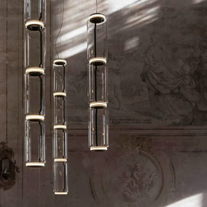 Lustre LED suspendu personnalisé en fer et verre, design artistique créatif, pour bar et <span class=keywords><strong>taverne</strong></span> - Product Image 2